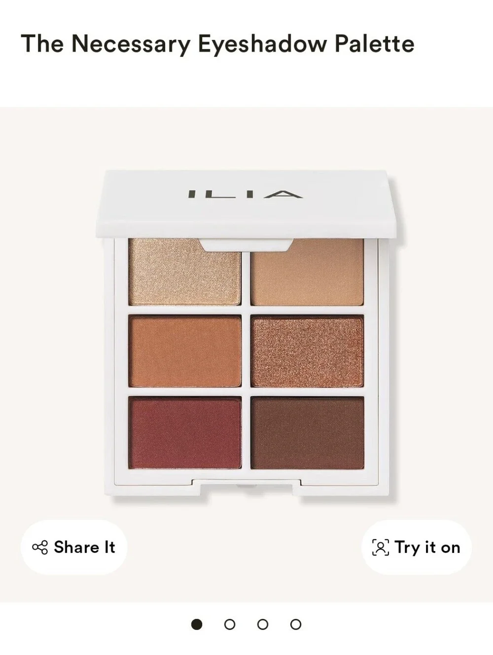 ILIA The Necessary Eyeshadow Palette